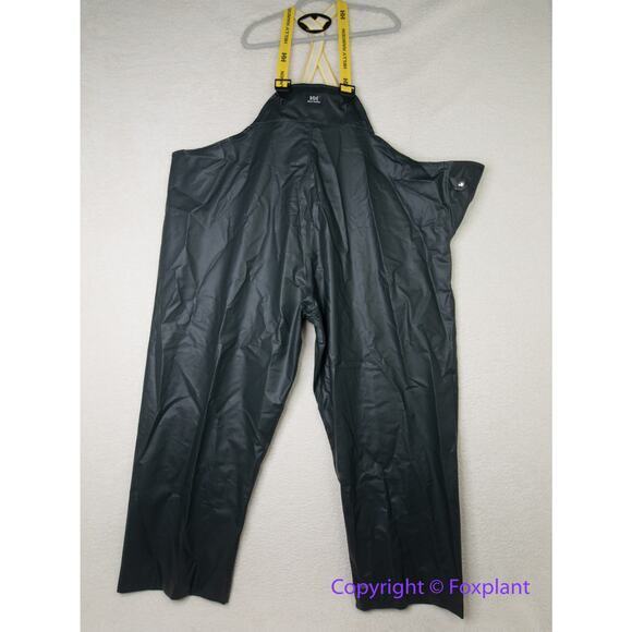 New! Helly Hansen X Large Mens Bibs Rain Pants,  P400 in dark green ,‎ size 4XL - Picture 1 of 14